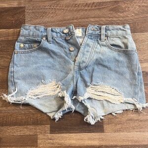 Denim Distressed Women Shorts